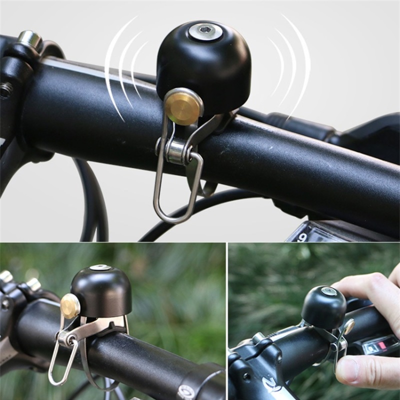 Bell Handlebar Ring - Retro Classic Bicycle Bell Loud Clear
