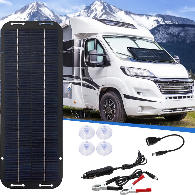 12V Solar Panel Kit IP65 Water - огляд і ціна Usb Charger Dynamo