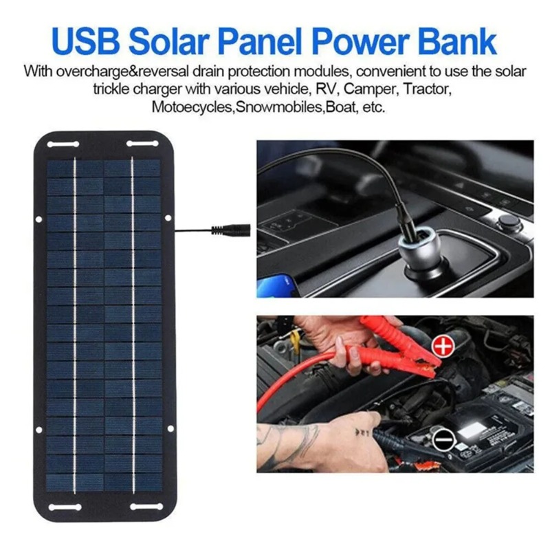 12V Solar Panel Kit IP65 Water - огляд і ціна Usb Charger Dynamo