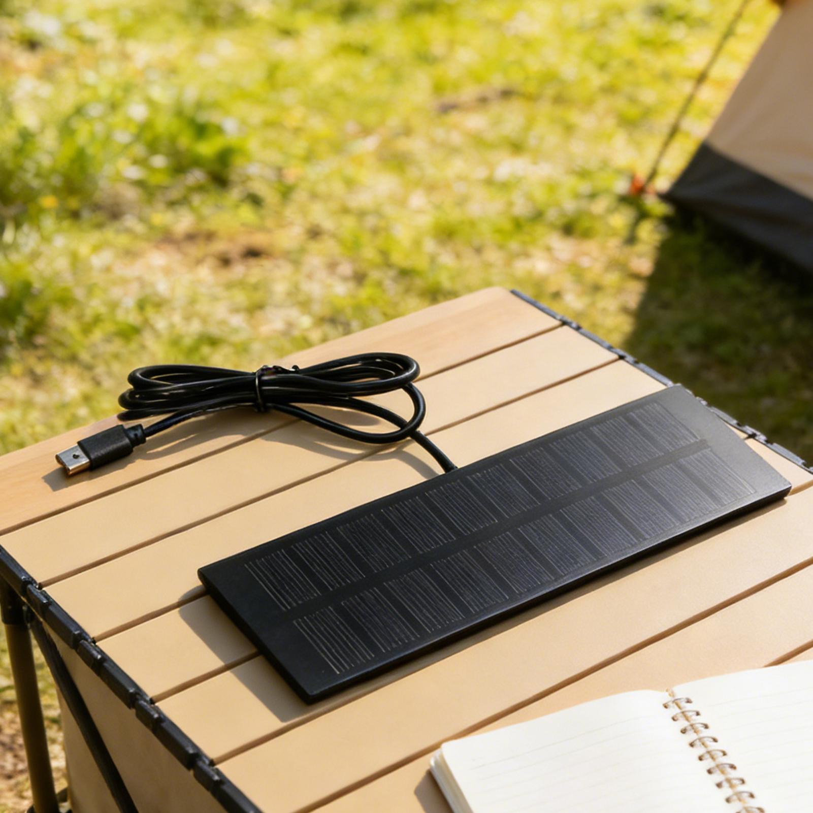 5V 3.7-5W Portable Solar Panel - огляд і ціна Usb Charger Dynamo