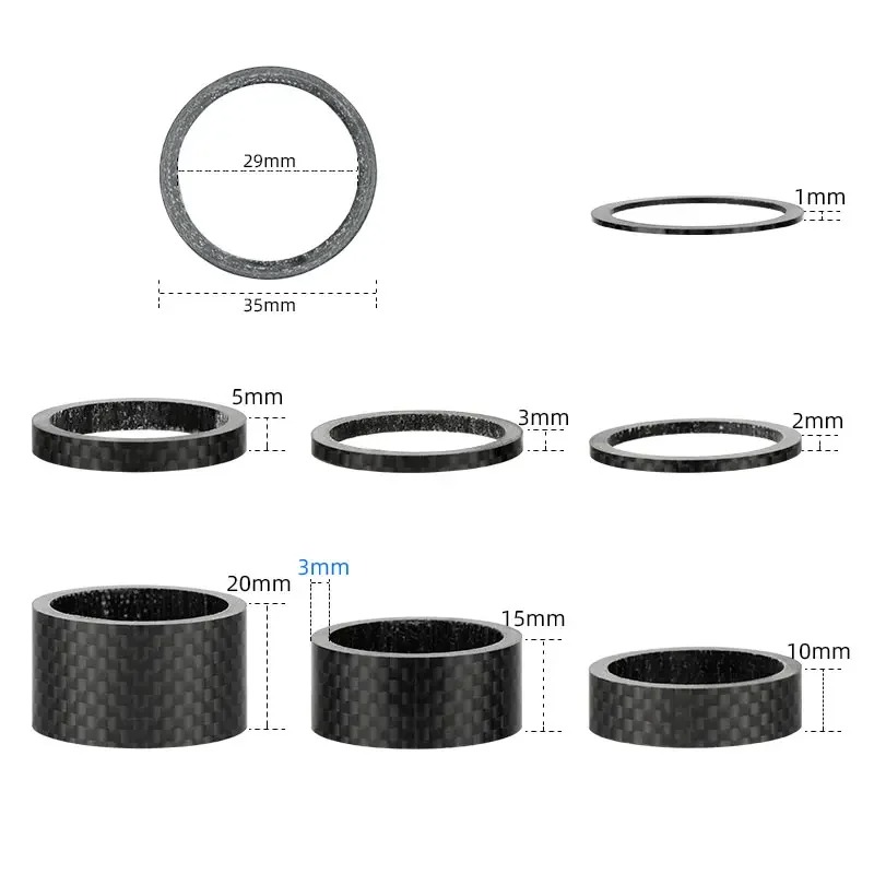 Bicycle Carbon Fiber Spacers f - огляд і ціна Bell Handlebar Ring