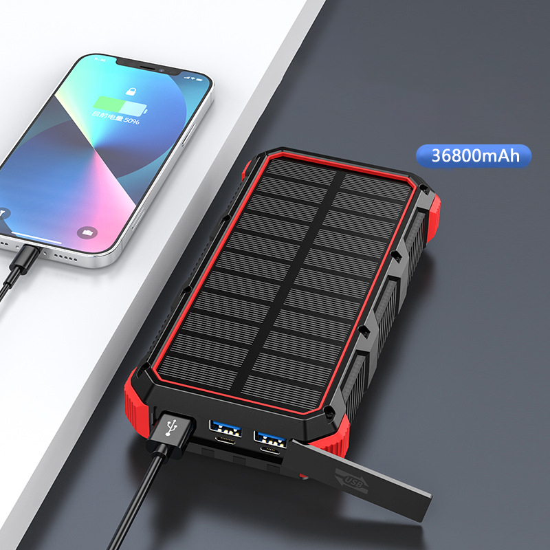 Solar Power Bank 36800mAh with - огляд і ціна Usb Charger Dynamo