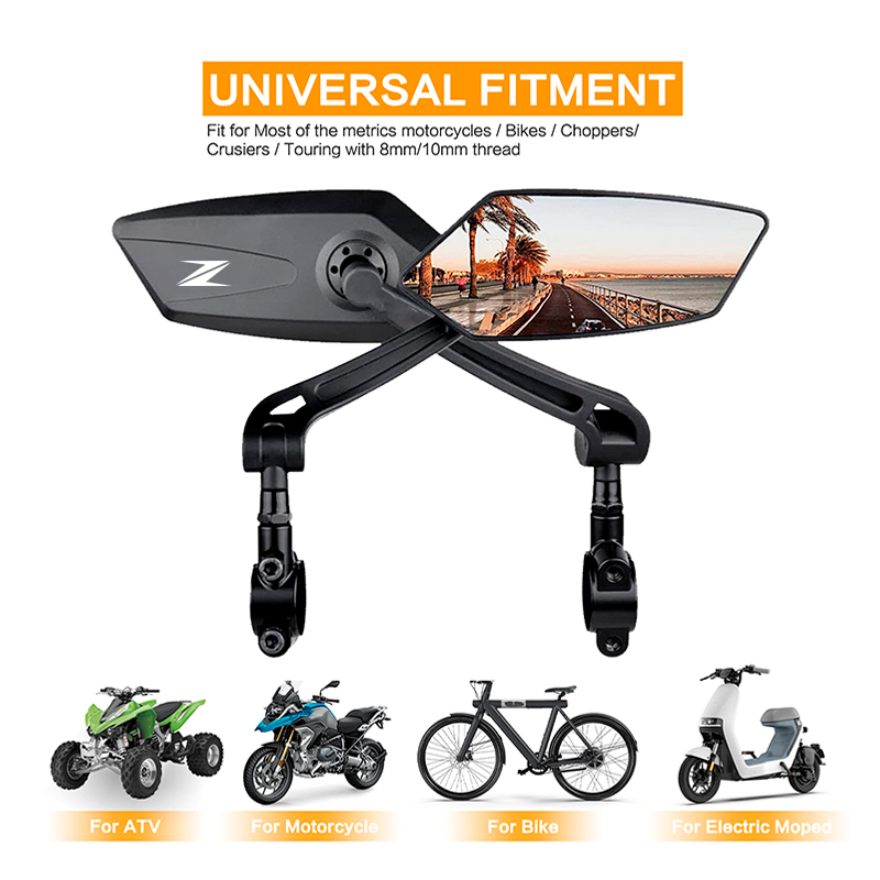 For Kawasaki Z Z900 Z1000 Zont - огляд і ціна Mirror Handlebar Convex